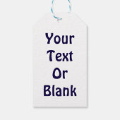 Buon Natale - Blue Cariou (rendier) Cadeaulabel (Achterkant)