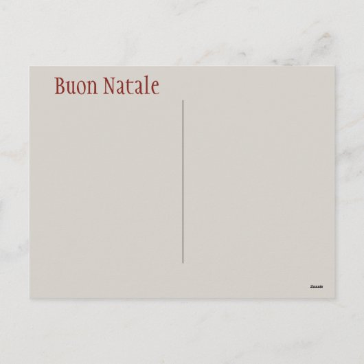 Buon Natale-Briefkaart Feestdagenkaart (Achterkant)