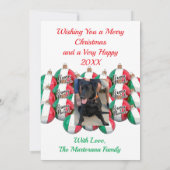 Buon Natale Briefkaart voor kerstfeest (Achterkant)