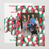 Buon Natale Briefkaart voor kerstfeest (Voorkant / Achterkant)