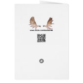 Buon Natale - Bull Moose op oud papier (Achterkant)