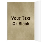 Buon Natale - Bull Moose op oud papier (Binnen (Links))