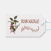 Buon Natale Cadeaulabel (Voorkant (Horizontaal))