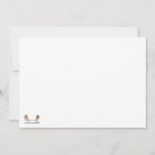 Buon Natale - Cariou (rendier) op sneeuw (Achterkant)