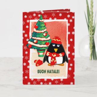 Buon Natale. Carte de Christmas en Italie