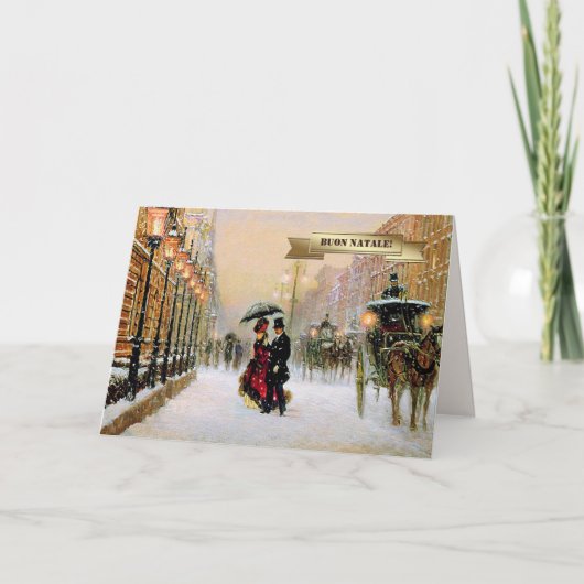 Buon Natale. Carte de Noël en italien (Devant)