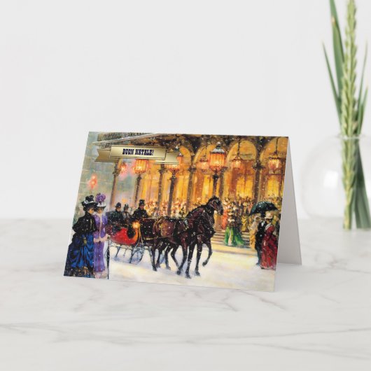 Buon Natale. Carte de Noël en italien (Devant)