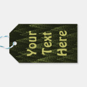 Buon Natale - Conifers Cadeaulabel (Achterkant Horizontaal)