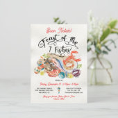 Buon Natale Feest van het 7 Vissen Kerstfeest Kaart (Staand voorkant)