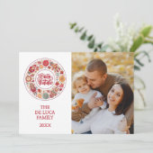 Buon Natale Feestdagenkaart (Staand voorkant)