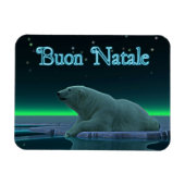 Buon Natale - Ice Edge Polar-Beer Magneet (Horizontaal)