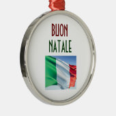 BUON NATALE ITALIAANS FLAG CHRISTMAS ORNAMENT (Rechts)