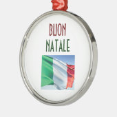 BUON NATALE ITALIAANS FLAG CHRISTMAS ORNAMENT (Links)