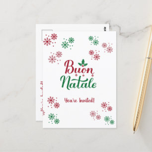 Buon Natale Italiaans kerstfeest Briefkaart