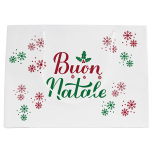 Buon Natale Italiaans kerstfeest Groot Cadeauzakje
