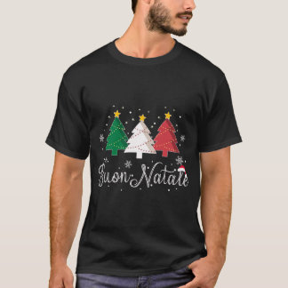 Buon Natale Italiaanse Kerstboom - Kerstmis T-shirt