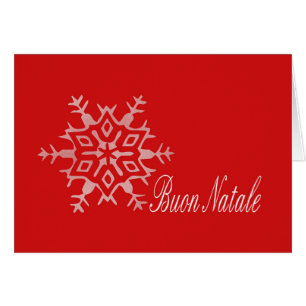 Buon Natale Italiaanse kerstkaart