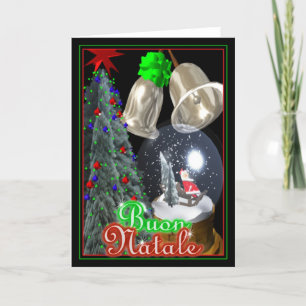 Buon Natale Italian Santa Merry Christmas card Feestdagen Kaart