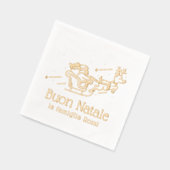 Buon Natale Italie Noël Party Père Noël (Gauche)