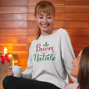 Buon Natale Italy Merry kerst Holly Trui