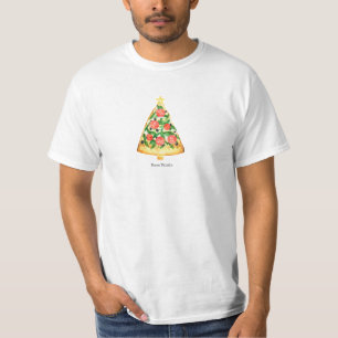Buon Natale Italy Merry Kerstmis Pizza Slice T-shirt