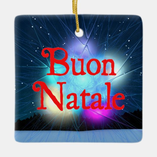 Buon Natale - Jack Frost Keramisch Ornament (Voorkant)
