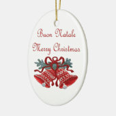 Buon Natale Keramisch Ornament (Links)