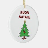 "BUON NATALE" LAUGHING CHRISTMAS TREE ORNAMENT (Rechts)