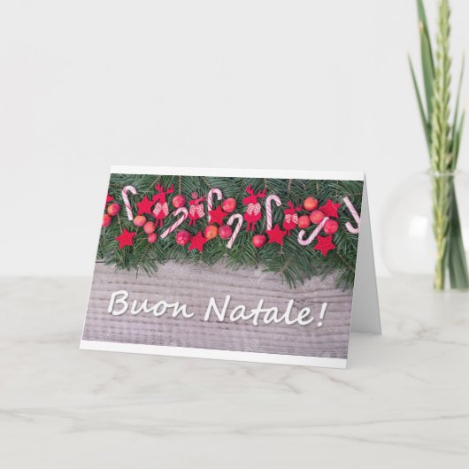 *** BUON NATALE** MERRY CHRISTMAS FAMILIE/VRIENDS KAART (Voorkant)