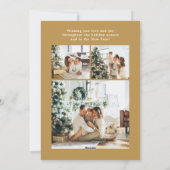 Buon Natale Multi Photo Holiday Kaart (Achterkant)