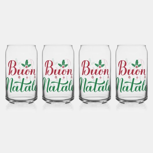 Buon Natale Noël rouge et vert (Recto)
