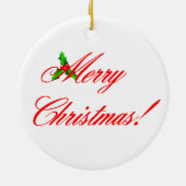 Buon Natale - ornement de Joyeux Noël (Dos)