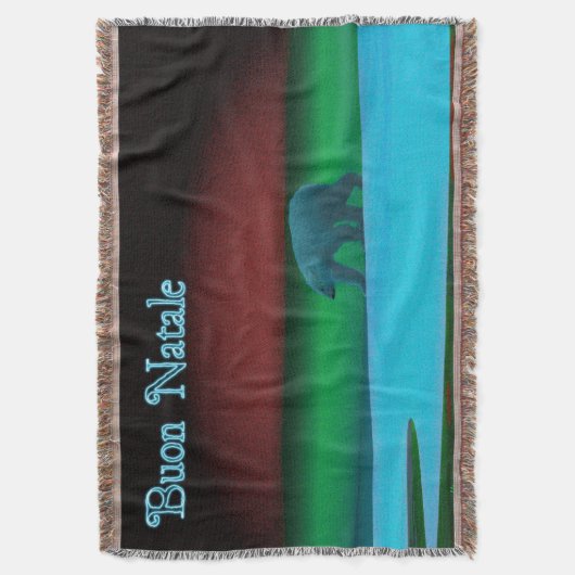 Buon Natale - Polar Lights Polar Beer Deken (Voorkant Verticaal)