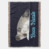 Buon Natale - Ringed zegel Deken (Voorkant Verticaal)