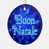 Buon Natale - Snowburst Keramisch Ornament (Links)