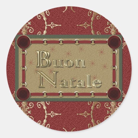 Buon Natale Stickers (Voorkant)