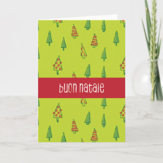 Buon Natalie Italiaans Kerst Kaart