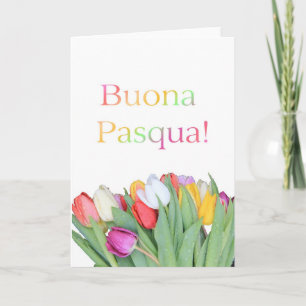 Buona Pasqua Italy Happy Pasaster Feestdagen Kaart