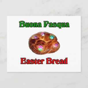 Buona Pasqua Paasbrood Feestdagenkaart