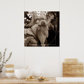 Buquê de folhas poster (Keuken)