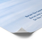 Buran-ruimtevliegtuig: Wolkendaling Poster (Hoek)
