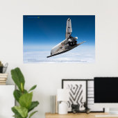 Buran-ruimtevliegtuig: Wolkendaling Poster (Thuiskantoor)