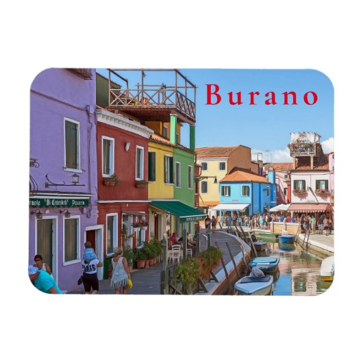 Burano. #11. magneet (Horizontaal)