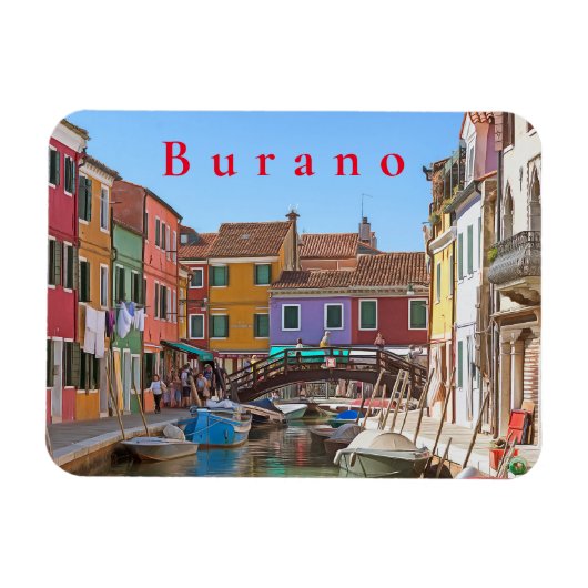 Burano. #5 magneet (Horizontaal)