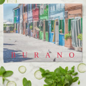 Burano abrite une serviette de thé (Plié)