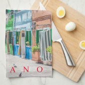 Burano abrite une serviette de thé (Quart Plié)