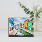Burano, Italië Briefkaart (Staand voorkant)