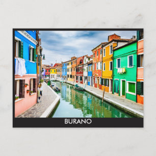 Burano, Italië Briefkaart