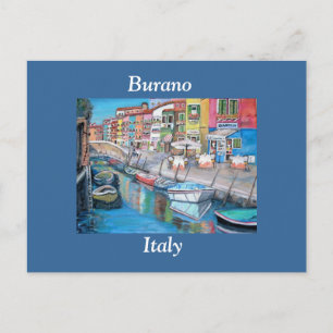 Burano, Italië - Briefkaart