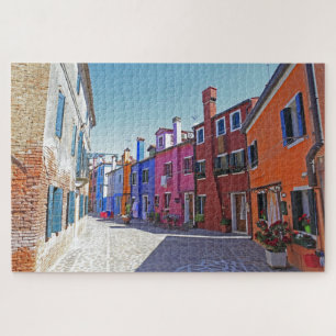 Burano, Italië - Colorful Homes Legpuzzel